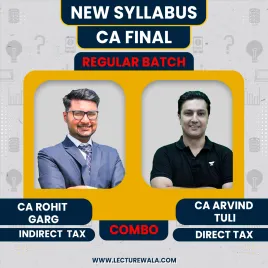 CA Arvind Tuli Direct + International &amp; CA Rohit Garg IDT Taxation Combo Regular Batch For CA Final