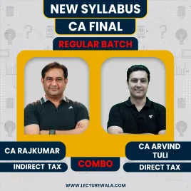 CA Arvind Tuli Direct + International &amp; CA Rajkumar IDT Taxation Combo Regular Batch For CA Final