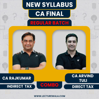 CA Arvind Tuli Direct + International & CA Rajkumar IDT Taxation Combo Regular Batch For CA Final