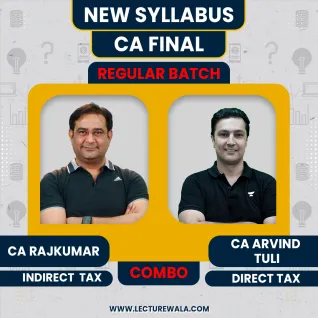 CA Arvind Tuli Direct + International & CA Rajkumar IDT Taxation Combo Regular Batch For CA Final