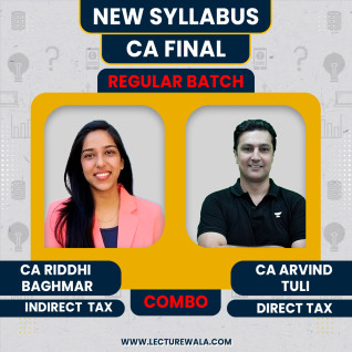 CA Arvind Tuli Direct + International & CA Riddhi Baghmar IDT Taxation Combo Regular Batch For CA Final