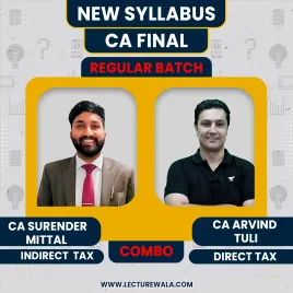CA Arvind Tuli Direct + International &amp; CA Surender Mittal IDT Taxation Combo Regular Batch For CA Final