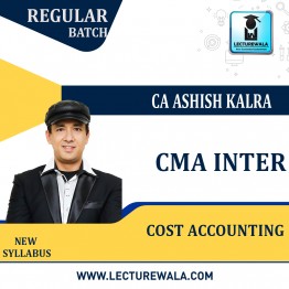 CMA Inter Cost Accounting New Syllabus by CA Ashish kalra : Pen Drive / Online Classes