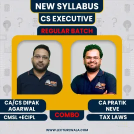 CS Executive New Syllabus Module - 2 All Subjects Regular Online Combo Classes By CA/CS Dipak Agarwal &amp; CA Pratik Nave