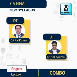 CA Final  DT + IDT  New Batch Combo Regular-Course : Video Lecture + Study Material By CA Atul Agarwal & CA Raj Kumar (For May 2023)