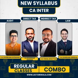 CA Inter Regular Online Combo Classes By CA Shubham Keswani, CA Bhanwar Borana, CA Shubham Singhal And CA Vishal Bhattad CA Inter Regular Online Combo Classes By CA Shubham Keswani, CA Bhanwar Borana, CA Shubham Singhal And CA Vishal Bhattad