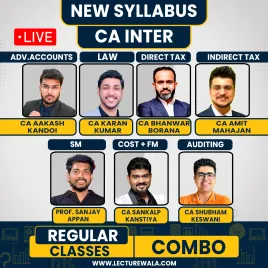 CA Inter Both Group Combo Live Classes By BB Virtual : Live / Online Classes