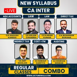 CA Inter Both Group Combo (Without SM) Regular Live Batch By BB Virtual