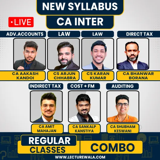 CA Inter Both Group Combo (Without SM) Regular Live Batch By BB Virtual