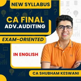CA Shubham Keswani Audit Exam oriented &amp; Fastrack Online Classes For CA Final- Full English 