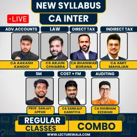 CA Inter Both Group Combo Live Regular Batch By BB Virtual