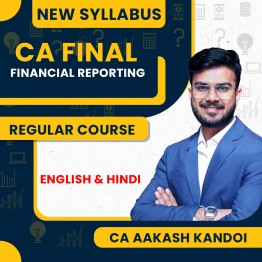 CA Final New Syllabus Financial Reporting (FR) Regular Classes By CA Aakash Kandoi : Pen Drive / Online Classes