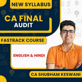 CA Shubham Keswani CA Final Audit Fastrack