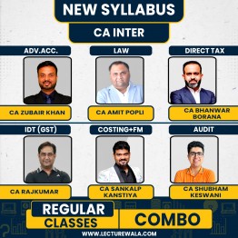 CA Inter New Syllabus both Group regular Combo Classes By BB Virtuals With CA Rajkumar : Pen Drive / Online Classes