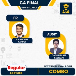 CA Final FR  & Audit Regular Batch By CA Aakash Kandoi & CA Shubham Keswani : Pen Drive / Online Classes