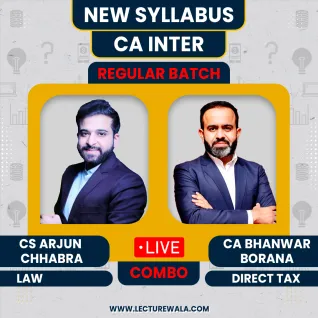 CA Inter Coprtporate and Other Law And Direct Tax By CA Bhanwar Borana & CS Arjun Chhabra : live/ Online Classes CA Inter Coprtporate and Other Law And Direct Tax By CA Bhanwar Borana & CS Arjun Chhabra : live/ Online Classes