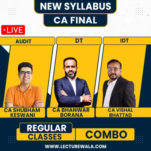 CA Siddharth Agarwal Corporate & Other Law Live Batch For CA Inter : Online/Live classes