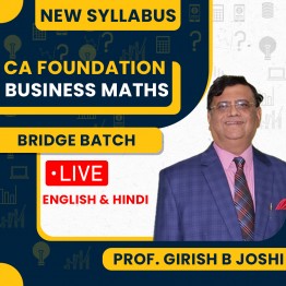 Prof. Girish B Joshi Maths