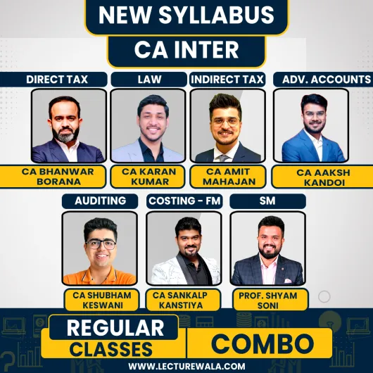 CA Inter Both Group Combo Live Classes By BB Virtual : Live / Online Classes