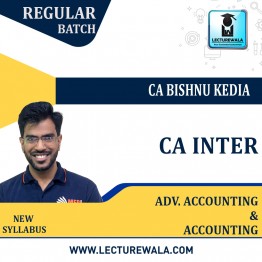 CA INTER  Accounting & Advance Accounting Combo Live @ Home  Regular Course New Syllabus : Video Lecture + Study Material By MEPL CLASSES ( CA Bishnu Kedia) (For May  2022 & Nov  2022)