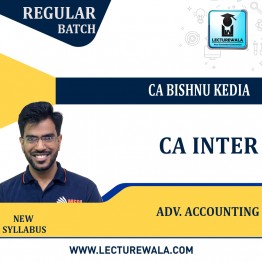CA INTER  Advance Accounting Live @ Home  Regular Course New Syllabus : Video Lecture + Study Material By MEPLCLASSES ( CA Bishnu Kedia ) (For May  2022 & Nov  2022)