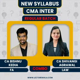 CA Bishnu Kedia Financial Accounting &amp; CA Shivangi Agrawal Business Laws &amp; Ethics Regular Batch Combo Classes For CMA Inter