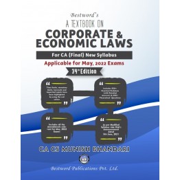 CA Final Corporate & Economic law Textbook (34th Edition) by CA CS Munish Bhandari (For May 2022)