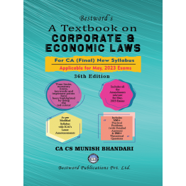 CA Final Corporate & Economic law Textbook (36th Edition) by CA CS Munish Bhandari (For May 2023)