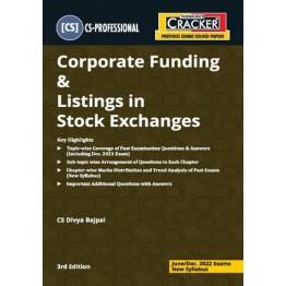 CS Professional Corporate Funding & Listings in Stock Exchanges Cracker By CS Divya Bajpai (For June 2022)