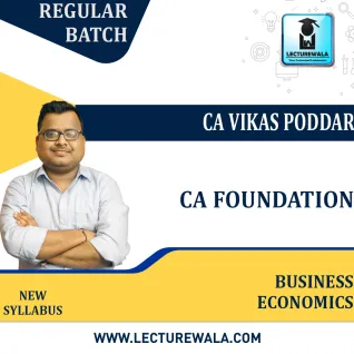 CA Foundation Business Economics Regular Course By CA Vikas Poddar : Pen Drive / Online Classes CA Foundation Business Economics Regular Course By CA Vikas Poddar : Pen Drive / Online Classes
