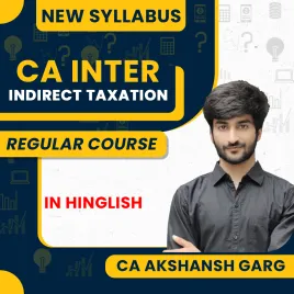CA Akshansh Garg Indirect Tax Regular Live Online Classes For CA Inter CA Akshansh Garg Indirect Tax Regular Live Online Classes For CA Inter