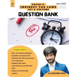 CA Final IDT Question Bank By Akshansh Garg
