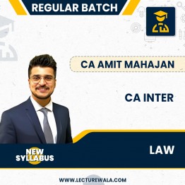 CA Inter Law New Scheme Regular Course by CA Amit Mahajan : Online Classes