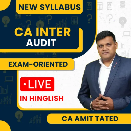 CA Inter AUDIT New Exam oriented Platinum Batch by CA Amit Tated
