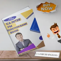 CA Anirudh Singhania Financial Management Question Bank For CA Inter