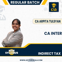 Indirect Tax Pre-Booking By CA ARPITA TULSYAN
