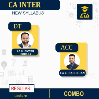 CA Inter Combo Paper 1 & 4A – Accounts & Direct Tax By CA Zubair Khan and CA Bhanwar Borana : Online Classes CA Inter Combo Paper 1 & 4A – Accounts & Direct Tax By CA Zubair Khan and CA Bhanwar Borana : Online Classes
