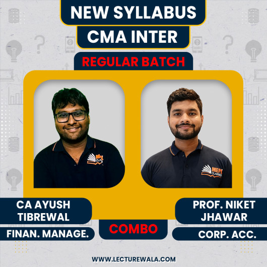 CS Executive Corporate Accounting & Financial Management Regulkar Combo Classes By MEPL Classes
