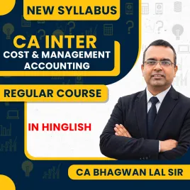 CA Bhagwan Lal Cost &amp; Management Accounting Regular Online Classes For CA Inter : Online Classes.