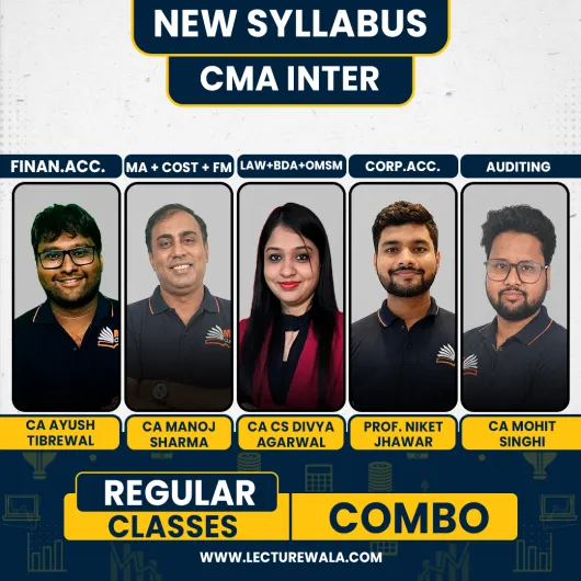 (MEPL CLASSES) Both Group All Papers Except Tax Regular Online Combo Classes For CMA Inter (MEPL CLASSES) Both Group All Papers Except Tax Regular Online Combo Classes For CMA Inter
