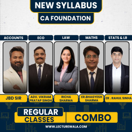 CA Foundation Live Batch Combo By Samriya Classes