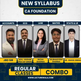 CA Foundation Live Batch Combo By Samriya Classes