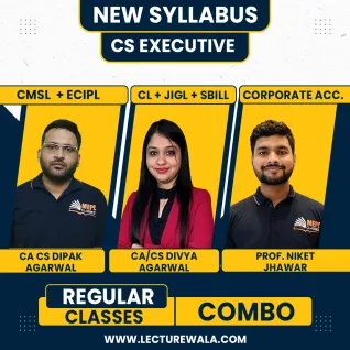 MEPL Classes All Papers Combo Except Tax & FM Regular Live Online Classes For CS Executive New Syllabus