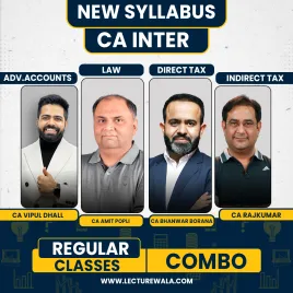 CA Inter Group 1 Regular Combo Classes By CA Bhanwar Borana, CA Rajkumar, CA Amit Popli &amp; CA Vipul Dhall