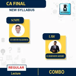 CA Final Combo SCMPE, LAW Regular Course By CA Sanjay Aggarwal, CA DARSHAN KHARE : Pen Drive / Online Classes CA Final Combo SCMPE, LAW Regular Course By CA Sanjay Aggarwal, CA DARSHAN KHARE : Pen Drive / Online Classes