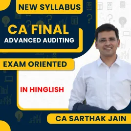 CA Sarthak Jain Advanced Auditing Exam-Oriented Batch For CA Final: Google Drive &amp; Pen Drive Classes