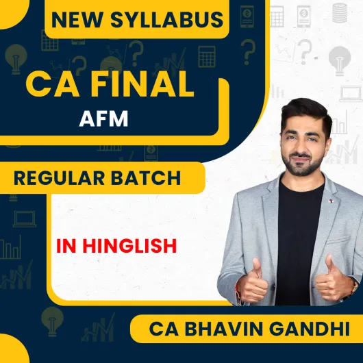 CA Bhavin Gandhi Advanced Financial Management Regular Batch For CA Final