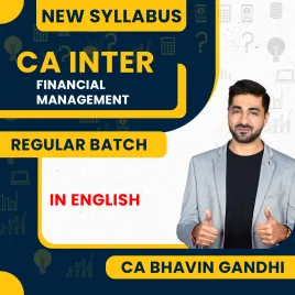 CA Bhavin Gandhi FM Regular Batch For CA Inter In English : Online Classes CA Bhavin Gandhi FM Regular Batch For CA Inter In English : Online Classes