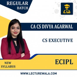 CS Executive ECIPL New Syllabus Regular Course Group 2 : Video Lecture + Study Material by CA CS DIVYA AGARWAL: Online Classes 
