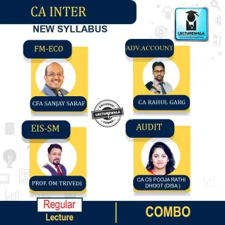CA INTER Group 2 combo Regular Course : Video Lecture + Study Material By CA Rahul Garg & Prof Om Trivedi & CFA Sanjay Saraf & CA CS POOJA RATHI DHOOT (DISA ) (For Nov 2022 ) CA INTER Group 2 combo Regular Course : Video Lecture + Study Material By CA Rahul Garg & Prof Om Trivedi & CFA Sanjay Saraf & CA CS POOJA RATHI DHOOT (DISA ) (For Nov 2022 )